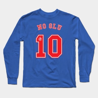 No Glu-10 Football Long Sleeve T-Shirt